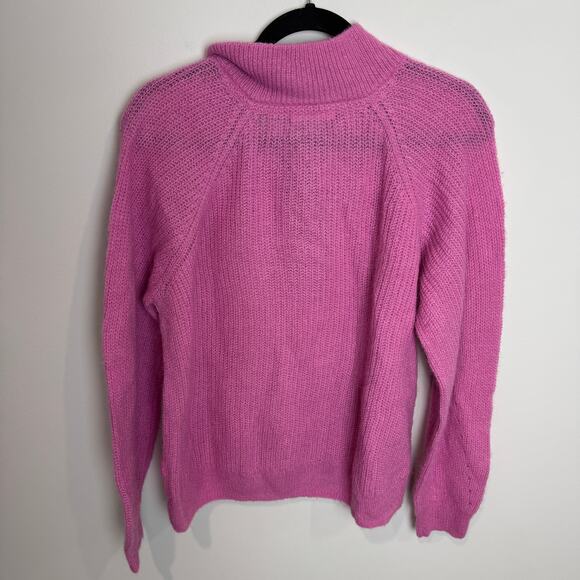 Marine Layer Women's Pink Evelyn Dream Yarn Pullover Sweater Size Large - Picture 6 of 6